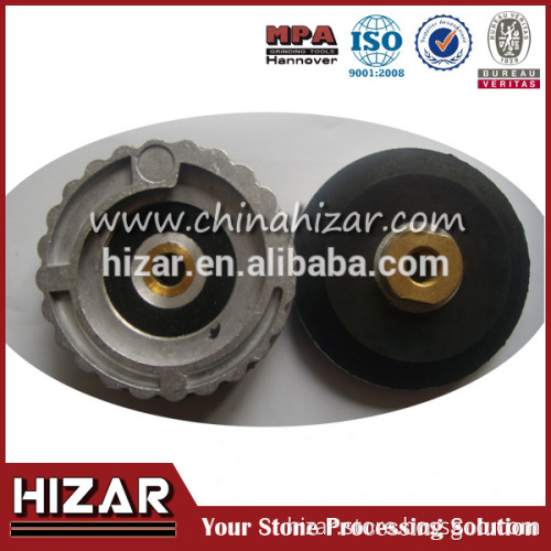 Aluminum Snail locker for backer pad